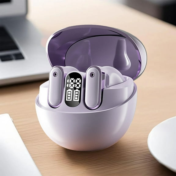 Byujiro Bluetooth Earbuds in Ear True Wireless Double Microphone Noise Reduction Surround Sound 5.4 Bluetooth in Ear Earphones Intelligent Translation Earphones