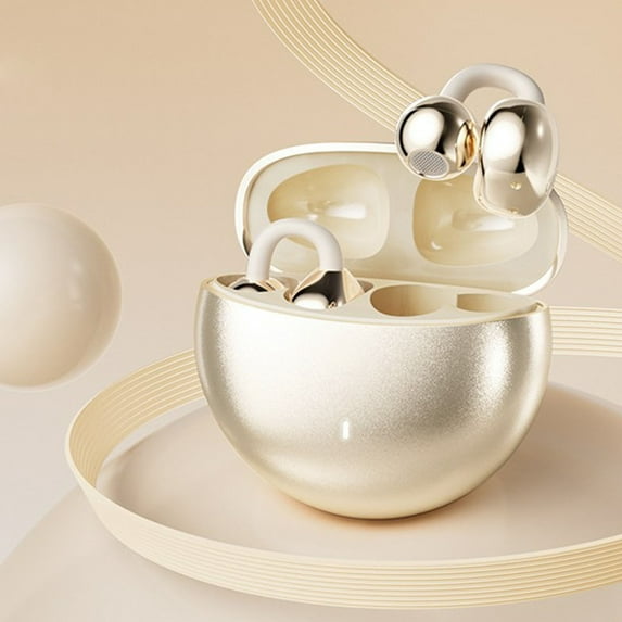 Byujiro Bluetooth Earbuds Hanging Ear Type Large Capacity Built-in Battery Low Latency True Wireless Multi Model Suitable for Type-C Fast Charging Sports Bluetooth Open Ear Headphones