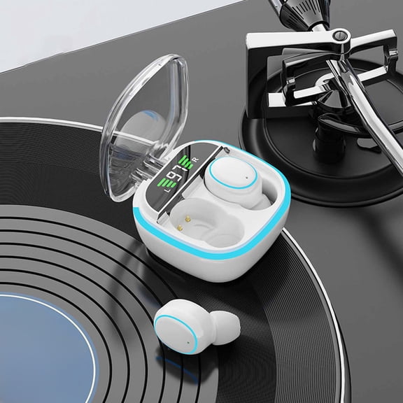 Byujiro Bluetooth Earbuds Wireless Bluetooth Headset 5.3 in Ear LED Display Light Low Delay HD Call Office and Sports