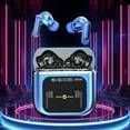 thumbnail image 1 of Byujiro Bluetooth Earbuds Wireless Bluetooth Headset LCD Full Color Display Screen ANC Noise Cancellation, 1 of 6