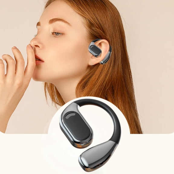 Byujiro Bluetooth Earbuds -ear Bluetooth Headset Non-in-ear with Gyroscope Chip Wireless Headset 72 Hours Long Life Head Control Headset Sound Quality-low Latency