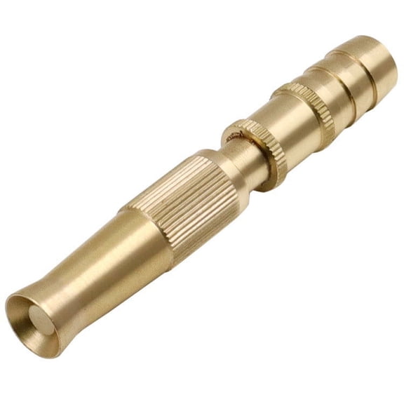 Byujiro Brass Adjustable Hose Nozzle Heavy Duty High Pressure Garden Sprayer with 2 Spray Patterns, Versatile Water Gun for Car Washing, Lawn Watering & Outdoor Gardening