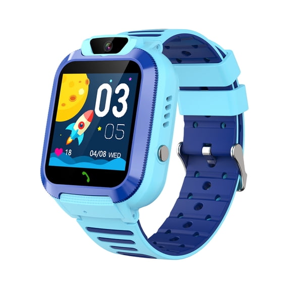 Byujiro Children's Smart Watch Intelligent Watch with High-definition Touchscreen and Camera for Video Calls 4G Student Card Pluggable Phone Watch Accurate Positioning for Boys Girls