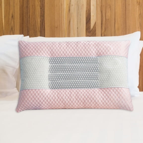 Byujiro Cooling Ice Silk Pillow with Cassia Filling - Cool-to-Touch, Breathable Pillow Insert for Hot Sleepers, Ergonomic Neck & Shoulder Support, Promotes Restful Sleep