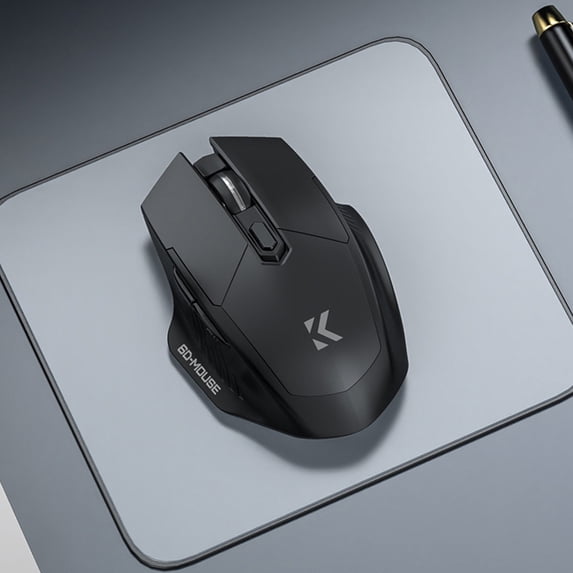 Byujiro Dual Mode Bluetooth 2.4G Wireless Gaming Office Mouse, Adjustable Multi DPI, Large Built-In Rechargeable Battery, Compatible with Laptop, Desktop for Gaming, Business Work