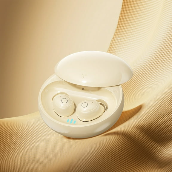 Byujiro Earbuds Wireless Bluetooth True Wireless Mini in Ear Surround Sound Active Noise Reduction Type-C Fast Charging Digital Display Low Latency 5.4 Bluetooth Earphones