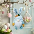 thumbnail image 1 of Byujiro Easter Bunny Gnome Dwarf Doll Desktop Hanging Decoration Spring Holiday Shelf Elf for Mantel Display, Easter Basket Stuffers & Party Decorations, 1 of 6