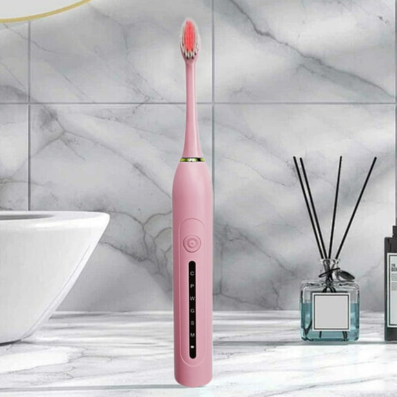 Byujiro Electric Toothbrush with 4 Brush Heads, Soft Bristle Toothbrush Charging Model Fully Automatic Vibration Whitens Teeth Fresh Breath