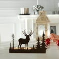 thumbnail image 1 of Byujiro Elegant Metal Iron Christmas Deer and Tree Candlestick. Attractive Christmas Tabletop Decor with Illuminating Ambiance for Festive Home Christmas Decoration Christmas Gifts, 1 of 6