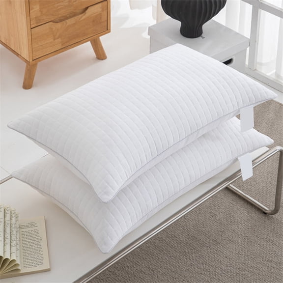 Byujiro Essential Bed Pillow 1 Pack, Hotel Quality Down Alternative Pillow, Super Soft Plush Support for Sleeping, Classic Comfort for Side Sleepers