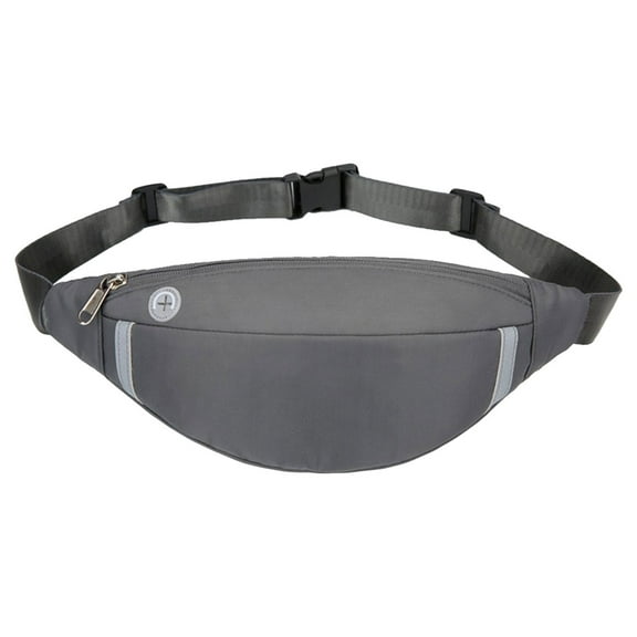 Byujiro Fanny Pack for Men & Women Travel Wallet Bag for Cell Phone Belt Bag Crossbody Bag with Headphone Hole Chest Sling Bag for Travel Walking Running Hiking Cycling