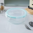 thumbnail image 1 of Byujiro Glass Food Storage Containers with Lids 950ml/32oz Microwave Lunch Box for Meal Prep, Lunch & Leftovers, 1 of 6