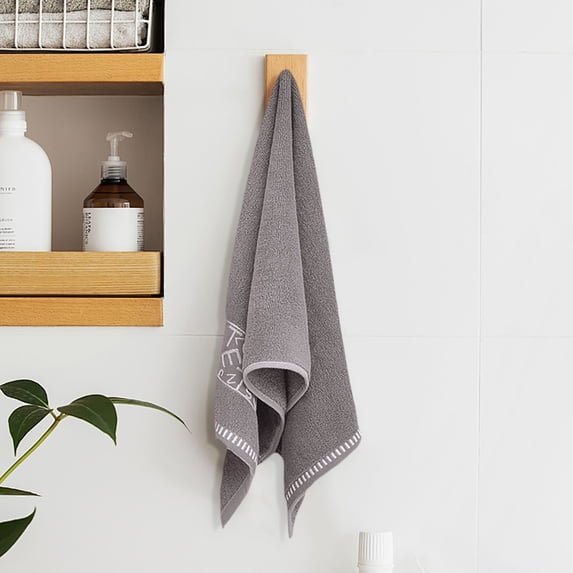 Byujiro Hand Towel Soft Towel with Letters Thick Towel That Absorbs Water Absorption Without Shedding Hair Face Towel
