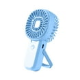 thumbnail image 1 of Byujiro Handheld USB Mini Fan with Foldable Stand 3 Speed Adjustable Strong Wind Portable Quiet Personal Cooling Fan Compact Small Fan for Office, Travel, Student Dorm & Outdoor Use, 1 of 6