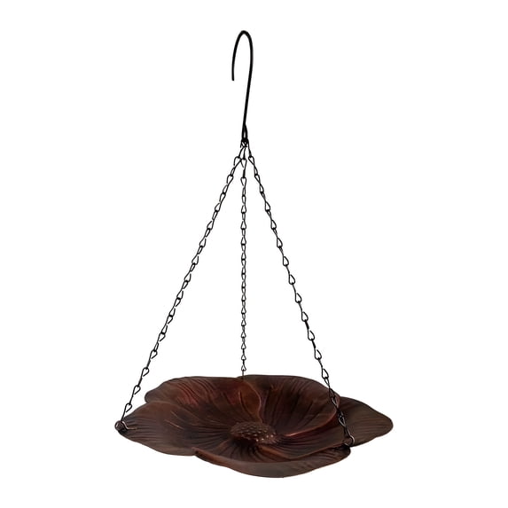 Byujiro Hanging Decorative Bird Feeder Weather-Resistant Outdoor Garden Accessory for Backyard Bird Watching, Easy to Refill & Clean