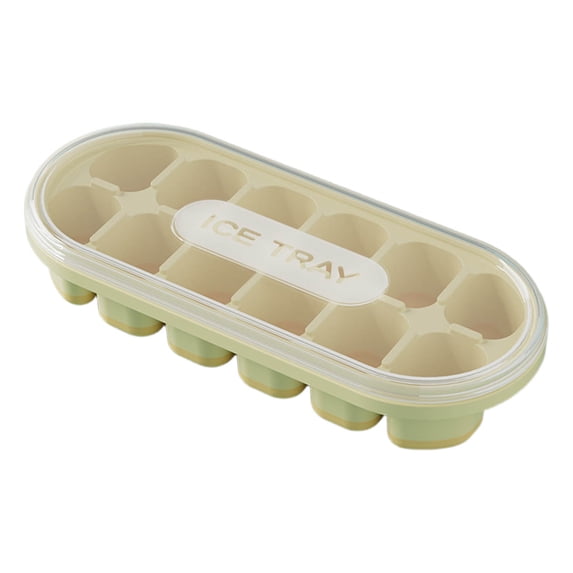 Byujiro Ice Tray with Lid Reusable Ice Mold Easy Release Stackable for Freezer, Ideal for Whiskey, Cocktails, Parties & Home Daily Drinks