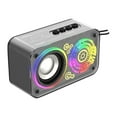 thumbnail image 1 of Byujiro Indoor and Outdoor Portable Bluetooth Speaker Seyberpunk Speaker Transparent Wireless Bluetooth Speaker Cool Glittering Bluetooth Speaker Stylish Gift, 1 of 8