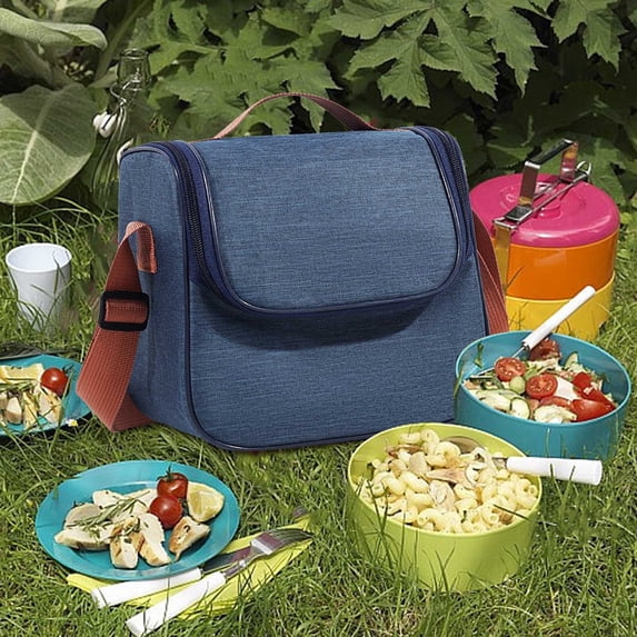 Byujiro Insulated Lunch Bag Leakproof for Work, Reusable Lunch Box Tote for School, Thermal Food Container for Men Women Adults, Lightweight Meal Prep Bag