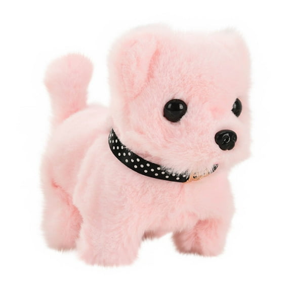 Byujiro Interactive Walking Puppy Toy Realistic Stuffed Animal Dog Cute Dog Toy for Toddlers Boys Girls