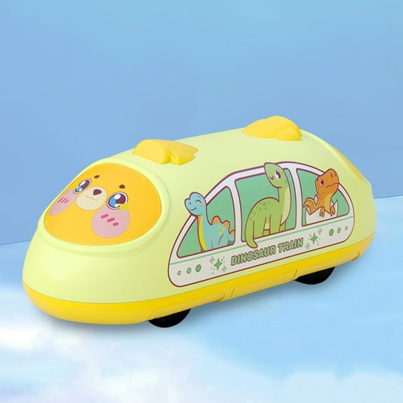 Byujiro Kids Pull Back Train Toy Simulation Railway Train Car Toy Vehicle Toy for Boys Girls Birthday Gift