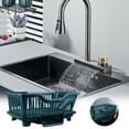 thumbnail image 1 of Byujiro Kitchen Dish & Utensil Drying Rack Small Drainage Basket Home Kitchen Storage, 1 of 5