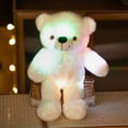 thumbnail image 1 of Byujiro LED Light Up Ribbon Teddy Bear Plush Toy 18 Inches Stuffed Animal, Perfect Valentine's Day Gift, Kids' Bedtime Companion & Holiday Present, 1 of 7
