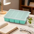 thumbnail image 1 of Byujiro Large Cube Silicone Ice Tray with Lid for Whiskey, Cocktails & Parties, Easy-Release & Stackable, Perfect for Home Bars & Summer Drinks, 1 of 6