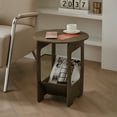 thumbnail image 1 of Byujiro Living Room Storage Table Multi-Functional Coffee Table Bedside Shelving Table Modern Style Portable Round Table Furniture Modern Style, 1 of 6