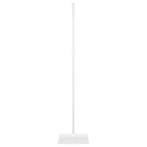Byujiro Long Handle Stiff Bristle 2-in-1 Pool & Bathroom Scrub Brush, Floor Scrubber for Deep Cleaning Pool Walls, Bathroom Tiles, Grout, Kitchen & Garage Floors
