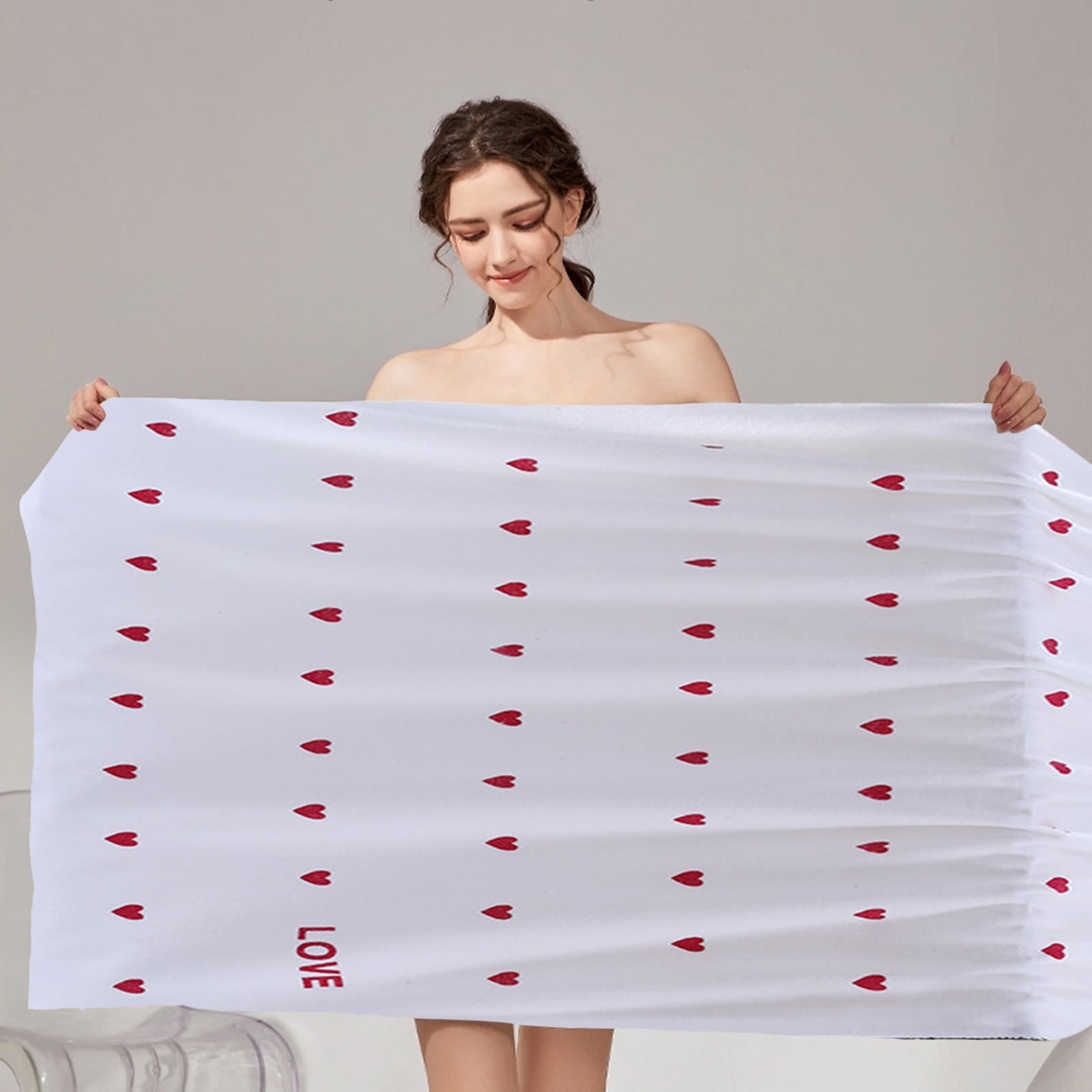 Byujiro Love Heart Bath Towel 28