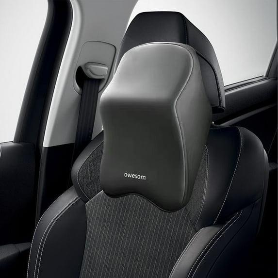 Byujiro Memory Foam Car Headrest Pillow Ergonomic High Resilience Neck Support Cushion for Car Seat, Breathable Pressure Relief Head Rest Pillow for Driving, Commuting & Long Trips