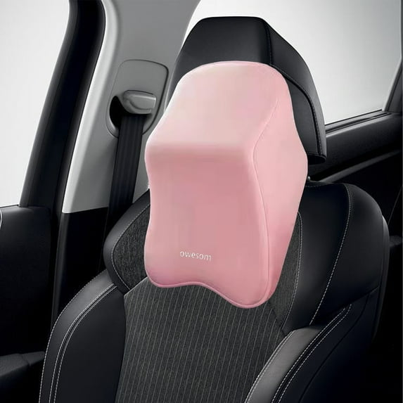 Byujiro Memory Foam Car Headrest Pillow Ergonomic High Resilience Neck Support Cushion for Car Seat, Breathable Pressure Relief Head Rest Pillow for Driving, Commuting & Long Trips