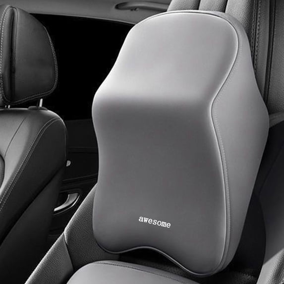 Byujiro Memory Foam Car Neck Pillow Ergonomic Breathable Car Headrest Cushion for Neck & Back Support, Pressure-Relief Seat Pillow for Driving, Commuting, Long Trips & Office Chair