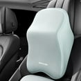 thumbnail image 1 of Byujiro Memory Foam Car Neck Pillow Ergonomic Breathable Car Headrest Cushion for Neck & Back Support, Pressure-Relief Seat Pillow for Driving, Commuting, Long Trips & Office Chair, 1 of 6