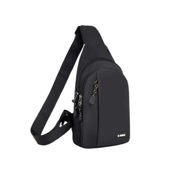Byujiro Men's Multi-Pocket Sling Chest Bag Casual Water-Resistant Crossbody Backpack Compact Utility Shoulder Bag for Work, Travel and Daily Commute