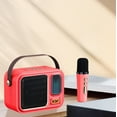 thumbnail image 1 of Byujiro Mini Karaoke Machine with 1 Wireless Microphones, Handheld Singing and Microphone Integrated Mini Bluetooth Speaker Handheld Portable Microphone Speaker, 1 of 8
