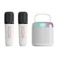 thumbnail image 1 of Byujiro Mini Karaoke Machine with 2 Wireless Microphones, Portable Home Bluetooth Speaker, Wireless Karaoke Sound Microphone, Outdoor Singing, Small Home KTV, 1 of 1