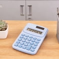 thumbnail image 1 of Byujiro Mini Portable 8-Digit Handheld Calculator Compact Solar-Powered Pocket Calculator with Clear LCD Display, Easy-Press Buttons, Silent Basic Calculator for Students, Office & Daily Use, 1 of 6