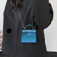 thumbnail image 1 of Byujiro Mini Top-Handle Crossbody Bag Shiny Chain Strap Small Square Purse Fashionable Statement Bag for Parties, Dates, and Everyday Styling, 1 of 6