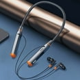 thumbnail image 1 of Byujiro Neckband Bluetooth Earbuds Hanging Neck Bluetooth 5.3 Wireless Earphones Intelligent Noise Reduction Long Standby Waterproofs Wireless Earphones, 1 of 9