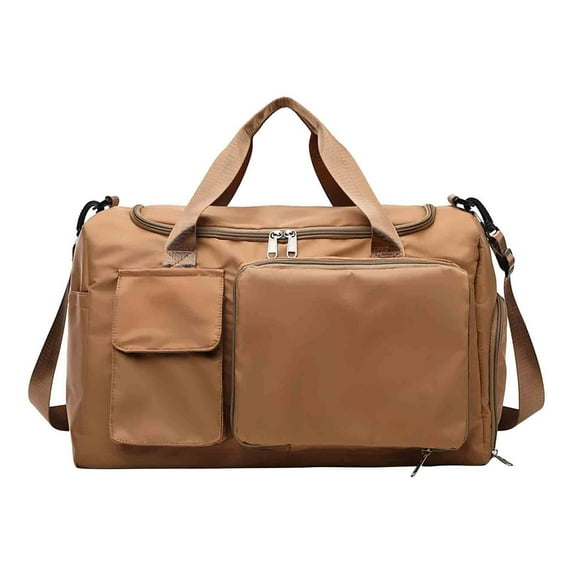 Byujiro New Durable Travel Gym Duffel Bag Shoulder Crossbody Bag with Large Capacity and Multiple Compartments Cloth