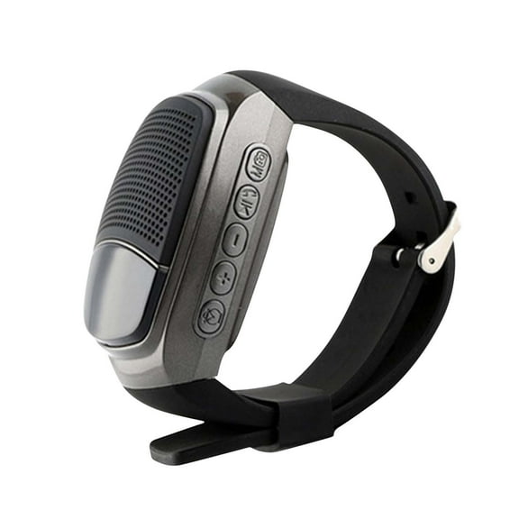 Byujiro New Smart Watch Bluetooth Speaker Outdoor Portable Display Hands- Call FM Radio Function Support Music Playback for Men Women