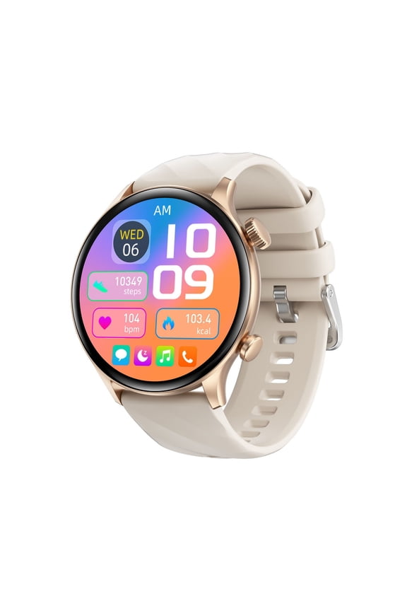 Outdoor Smart Watch 1.39Inch Display Screen Flashlight Waterproof Fitness Tracker for Women Men