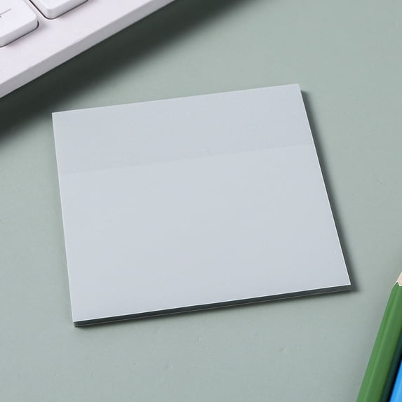 Byujiro PET Transparent Sticky Notes 2.95×2.95 Inch Semi-transparent ...