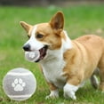 thumbnail image 1 of Byujiro Paw Print Dog Tennis Ball Solid Elastic Ball Interactive Fetch & Chew Toys for Small to Medium Dogs, 1 of 6