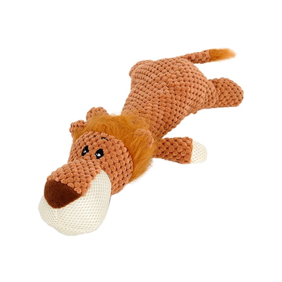 Byujiro Plush Animal Squeaky Dog Toy Interactive Durable Chew Toys, Soft Textured Toys for Puppies & Dogs, Ideal for Teething & Boredom Relief