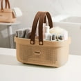 thumbnail image 1 of Byujiro Portable Shower Caddy Plastic Storage Basket Perforated Quick Dry Handheld Organizer Bin Stackable Lightweight Tote Multipurpose Holder for Bathroom Bath Supplies, 1 of 6