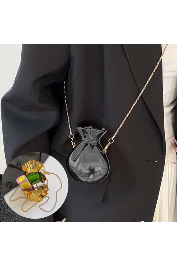 Pouch Crossbody Bag Mini Chain Shoulder Purse Unique Fortune Bag for Parties, Dates, and Formal Events