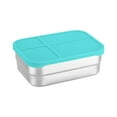 thumbnail image 1 of Byujiro Rectangular Food Storage Container 720ml/24oz Stainless Steel Meal Prep Containers with Lids Airtight & Leak Proof for Kitchen Organization, 1 of 4