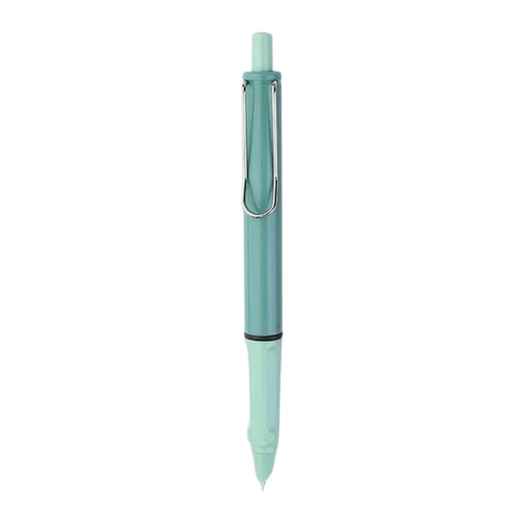 Byujiro Retractable Student Fountain Pen 0.38mm Extra Fine Nib Pens Press-Style Discreet Nib Pen for Writing & Practice